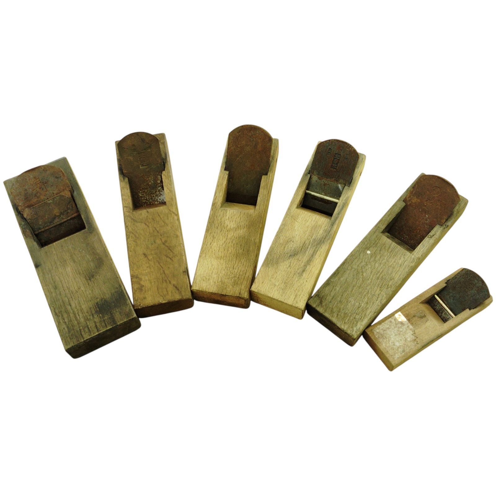 X03174 鉋(かんな)6点セット 大工道具 工具 古道具 職人 木工 時代物 