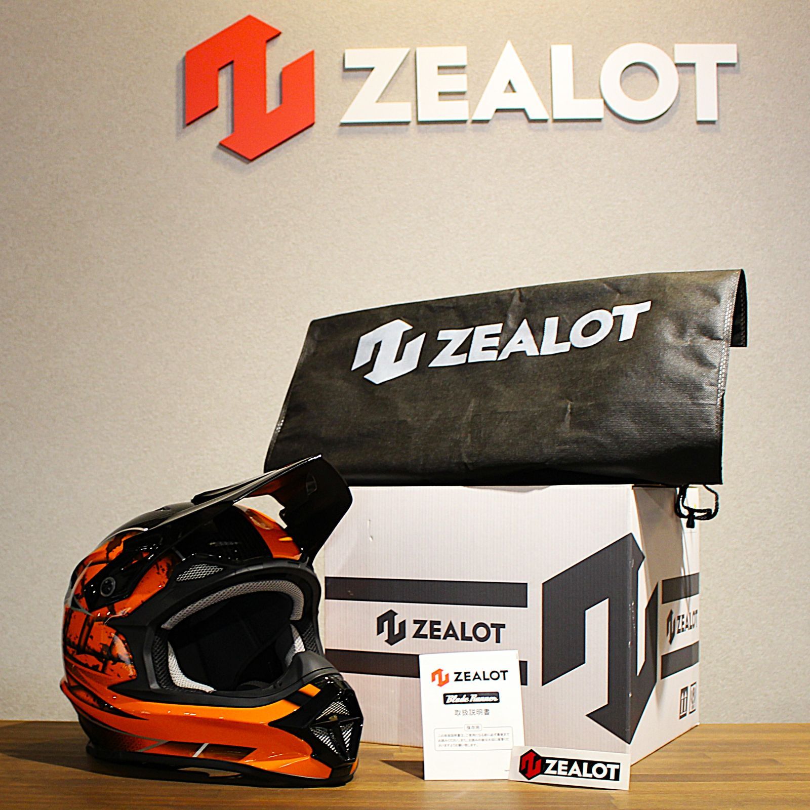 ZEALOT マッドジャンパー2 CARBON HYBRID GRAPHIC ORANGE XLサイズ 