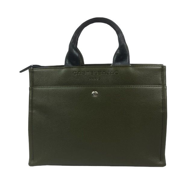 CASTELBAJAC エンボス加工 ショルダートートバッグ 2wayブラック 