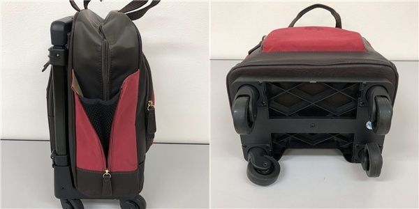 ss8455 【】 SWANY ミニキャリーバッグ 赤 スワニー パパーゴ 4輪 ss8455 【】 SWANY ミニキャリーバッグ 赤 スワニー パパーゴ 4輪