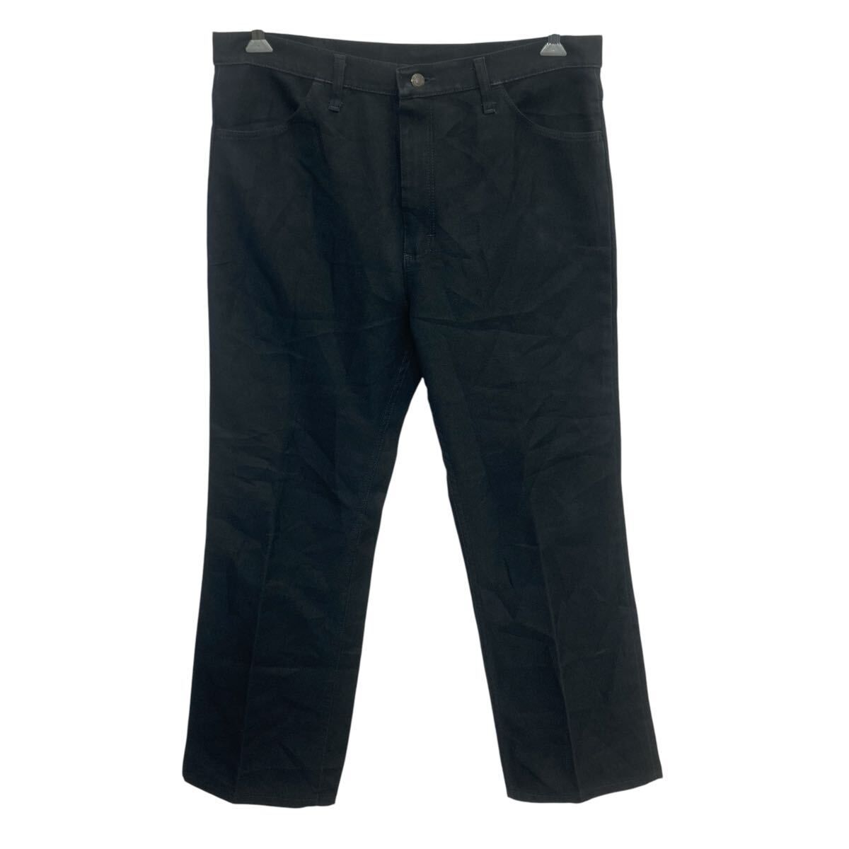 00s メキシコ製 Wrangler ランチャー スラックスパンツ W38 ブラック 