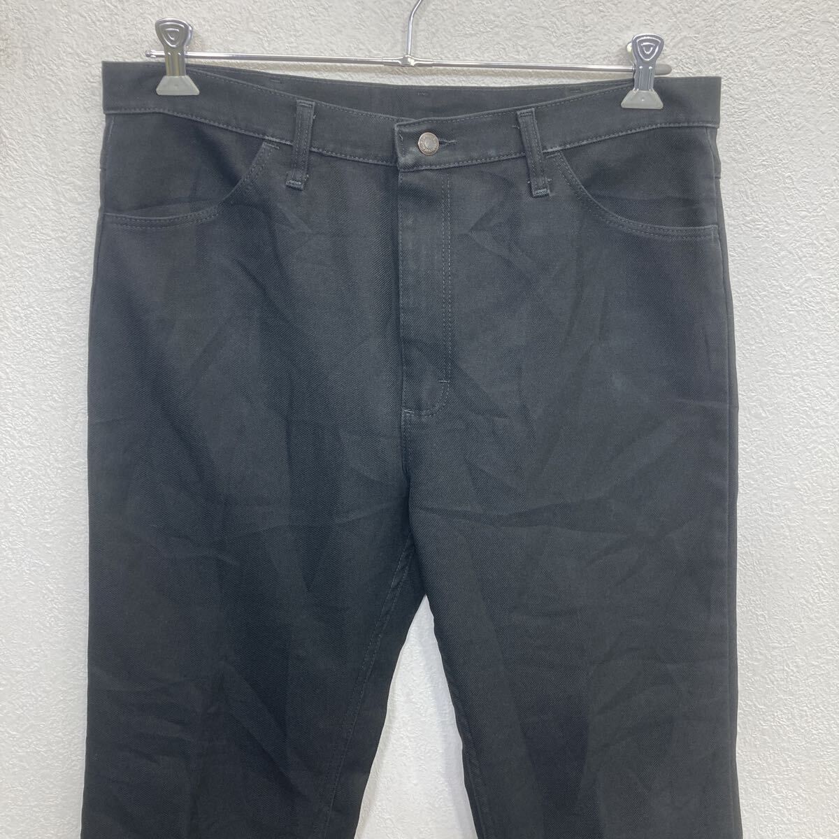 00s メキシコ製 Wrangler ランチャー スラックスパンツ W38 ブラック 
