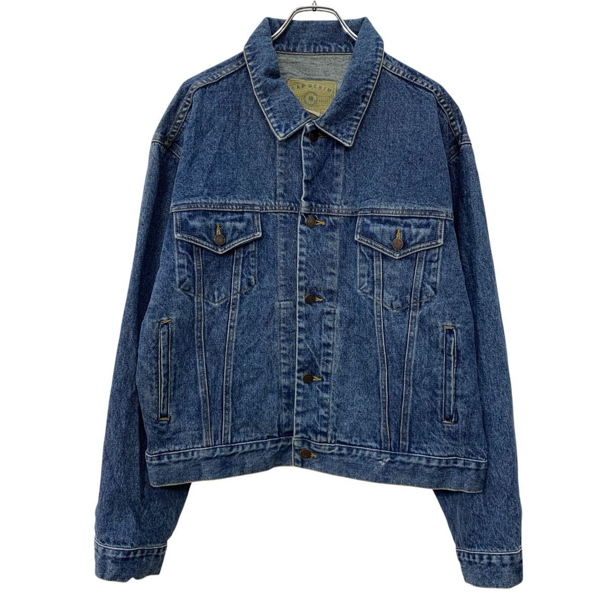 00s～ GAP DENIM デニムジャケット XL インディゴブルー ギャップ 