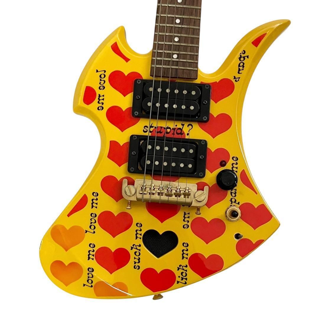 FERNANDES Burny XJAPAN hideモデル エレキギター YELLOW HEART YH-JR