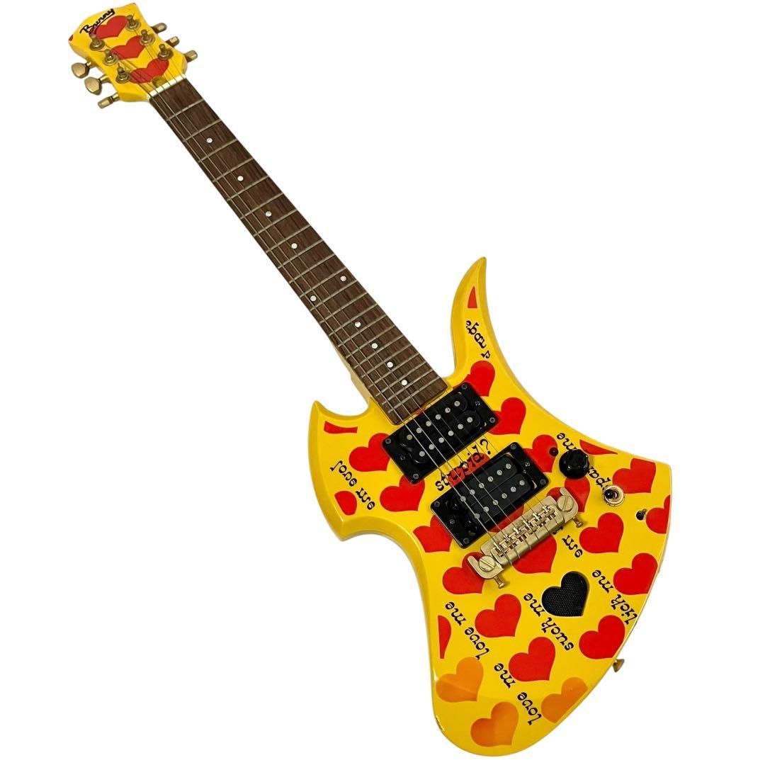FERNANDES Burny XJAPAN hideモデル エレキギター YELLOW HEART YH-JR