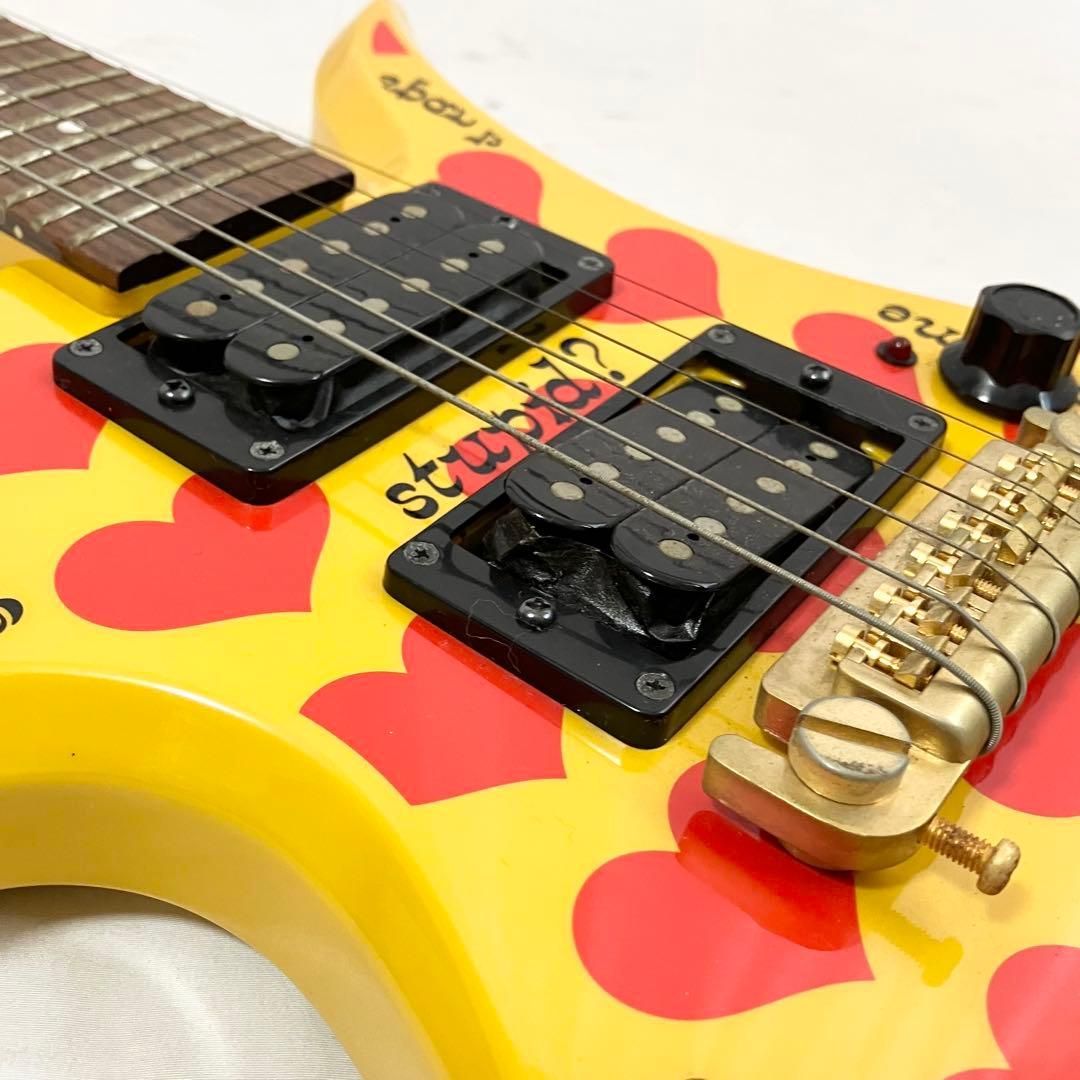 FERNANDES Burny XJAPAN hideモデル エレキギター YELLOW HEART YH-JR