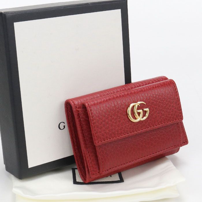 GUCCI グッチ コンパクトウォレット GGマーモント 523277 三折財布小銭