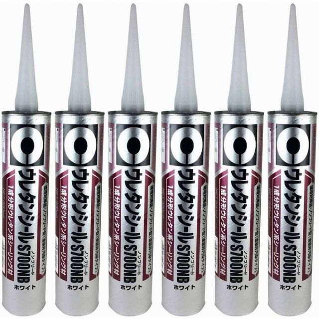 セメダイン　Ｓ７００ＮＢ　ホワイト　３２０ｍｌ　（ウレタンシール・ノンブリード）ＳＳ−２１４ 6個セット