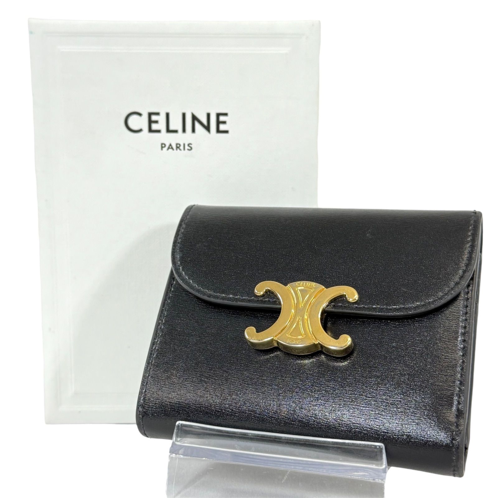 美品・箱付】CELINE セリーヌ トリオンフ スモール フラップ 