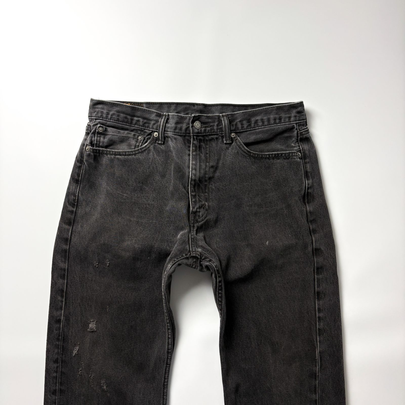 リーバイス Levi's 505 ブラックデニムパンツ ジーンズ W36 L32 黒