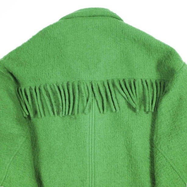 BEAMS BOY ビームスボーイ 22AW スライバーフリンジコート 13-19-0006-803 Free GREEN ステンカラー アウター【中古】【BEAMS BOY】 BEAMS BOY ビームスボーイ 22AW スライバーフリンジコート 13-19-0006