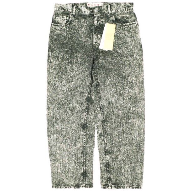 MARNI マルニ 24SS イタリア製 MARBLE DYED DENIM マーブルダイ ワイド 
