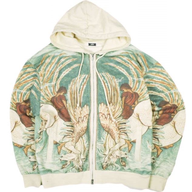 KITH NYC キスニューヨークシティ 25AW Pegasus Nelson Zip Up Hoodie ペガサス ネルソン ジップアップパーカー 25070060002640 S Sandrift トップス【中古】【KITH NYC】 KITH NYC キスニューヨークシティ 25AW Pegasus Nelson Zip Up Hoodie