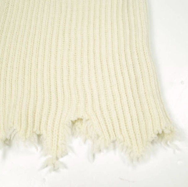 08sircus ゼロエイトサーカス 24AW 日本製 WOOL BROKEN KNIT CARDIGAN
