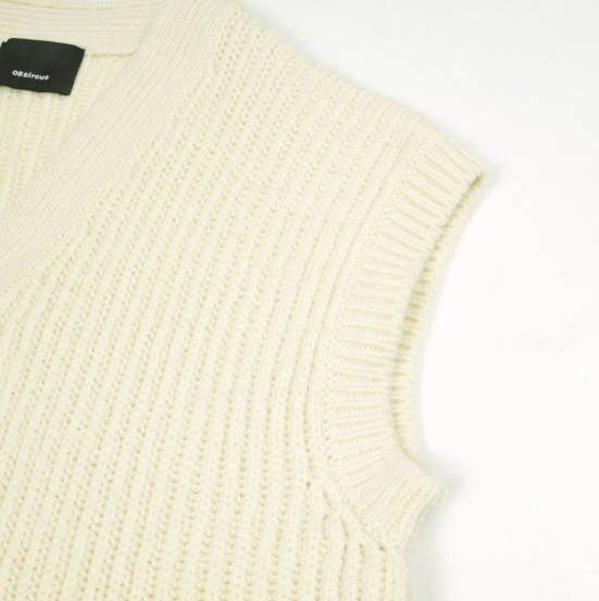 08sircus ゼロエイトサーカス 24AW 日本製 WOOL BROKEN KNIT CARDIGAN