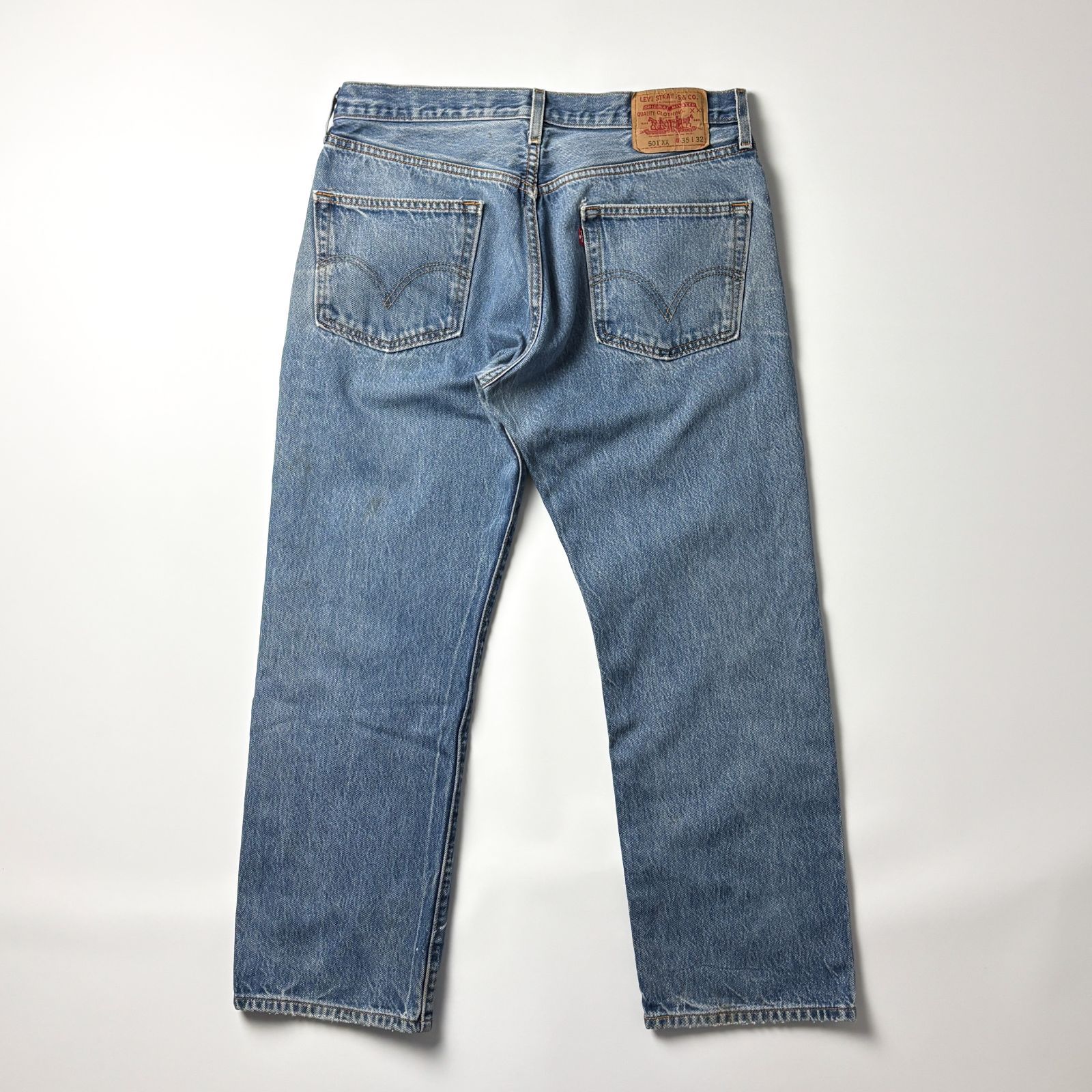 リーバイス Levi's 501XX W35 L32 実寸 W35 L27 紺 ネイビー ジーンズ