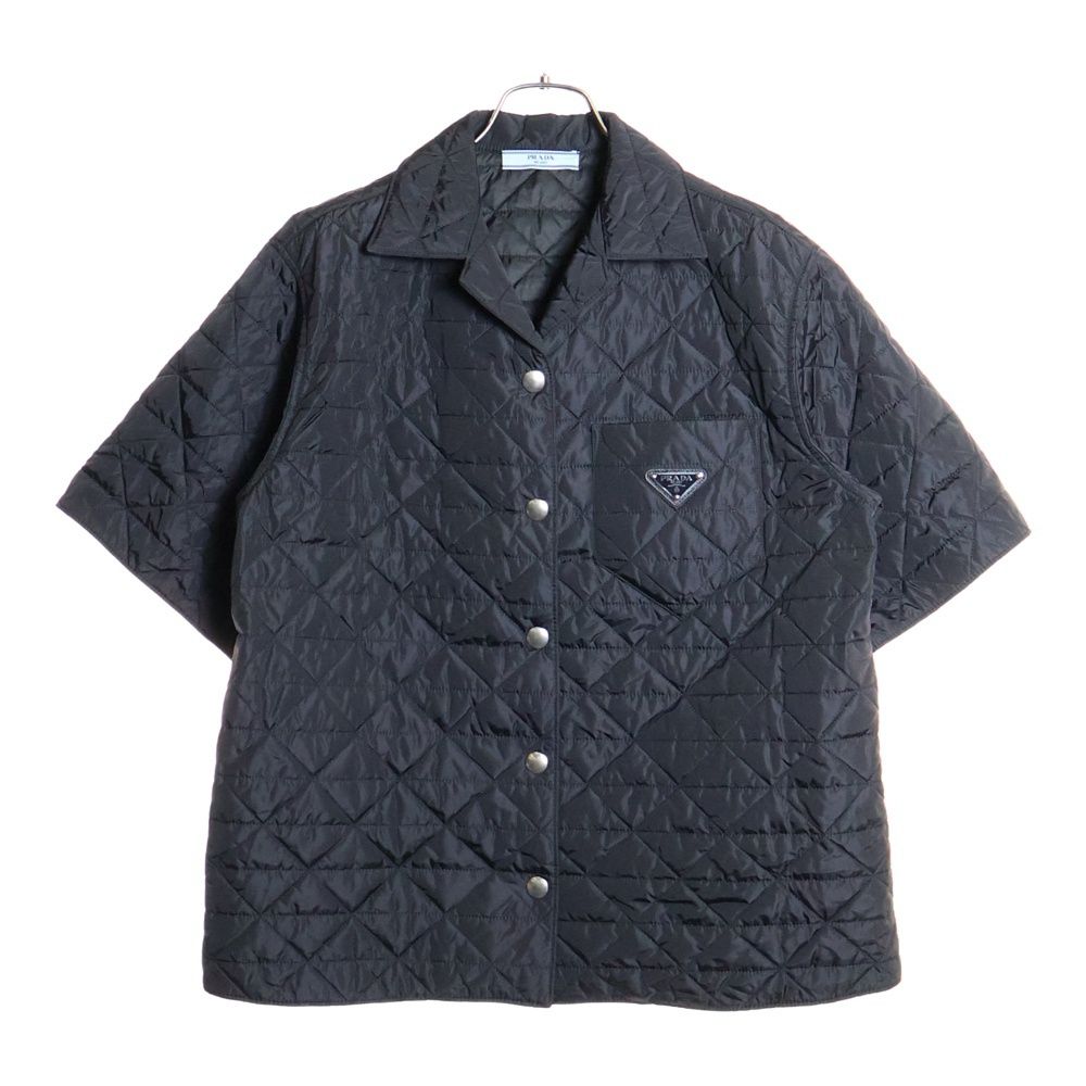 プラダ ナイロンシャツ PRADA - 美品 PRADA プラダ ナイロン半袖シャツ 