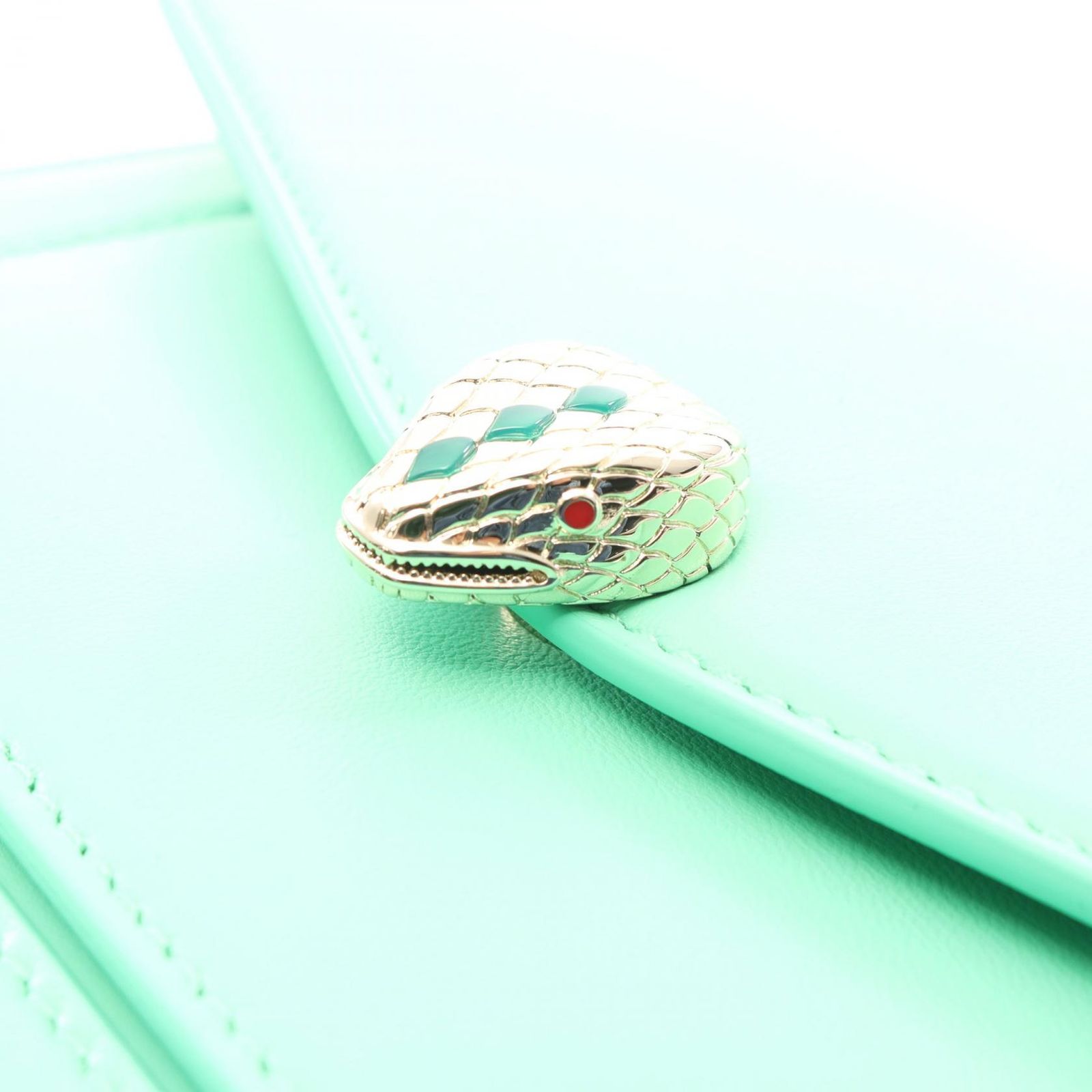 ブルガリ BVLGARI ハンドバッグ セルペンティ フォーエバー ミント 