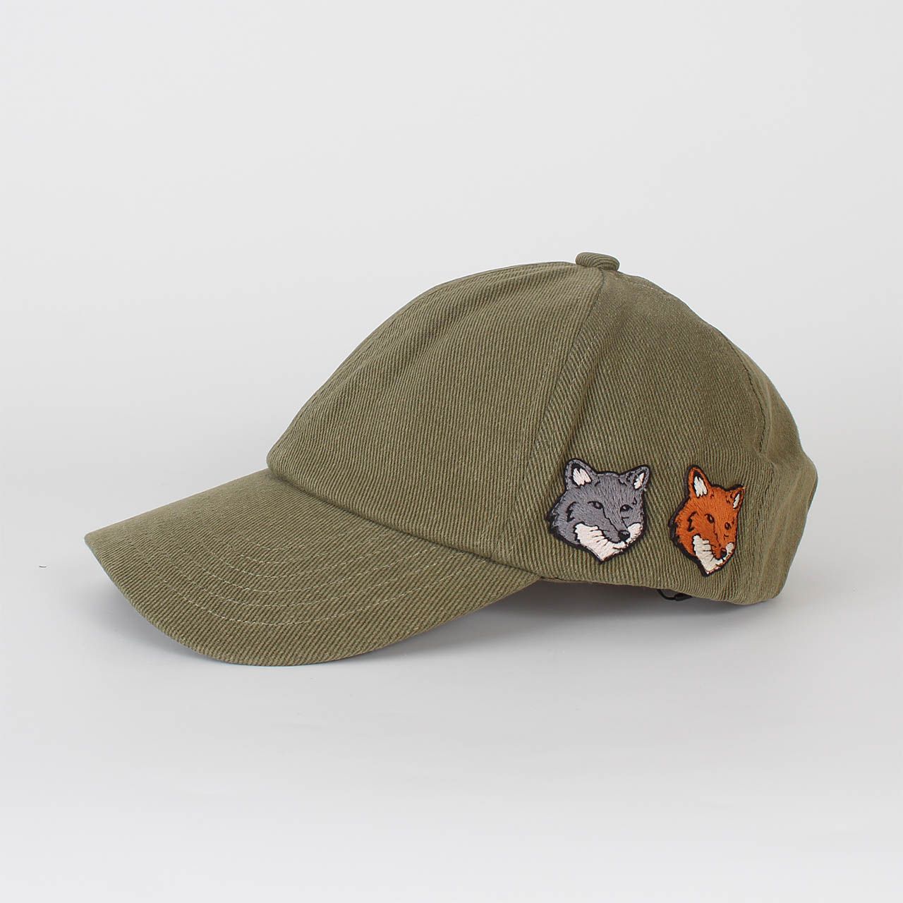 メゾン キツネ MAISON KITSUNE キャップ DOUBLE FOX HEAD FADED CAP