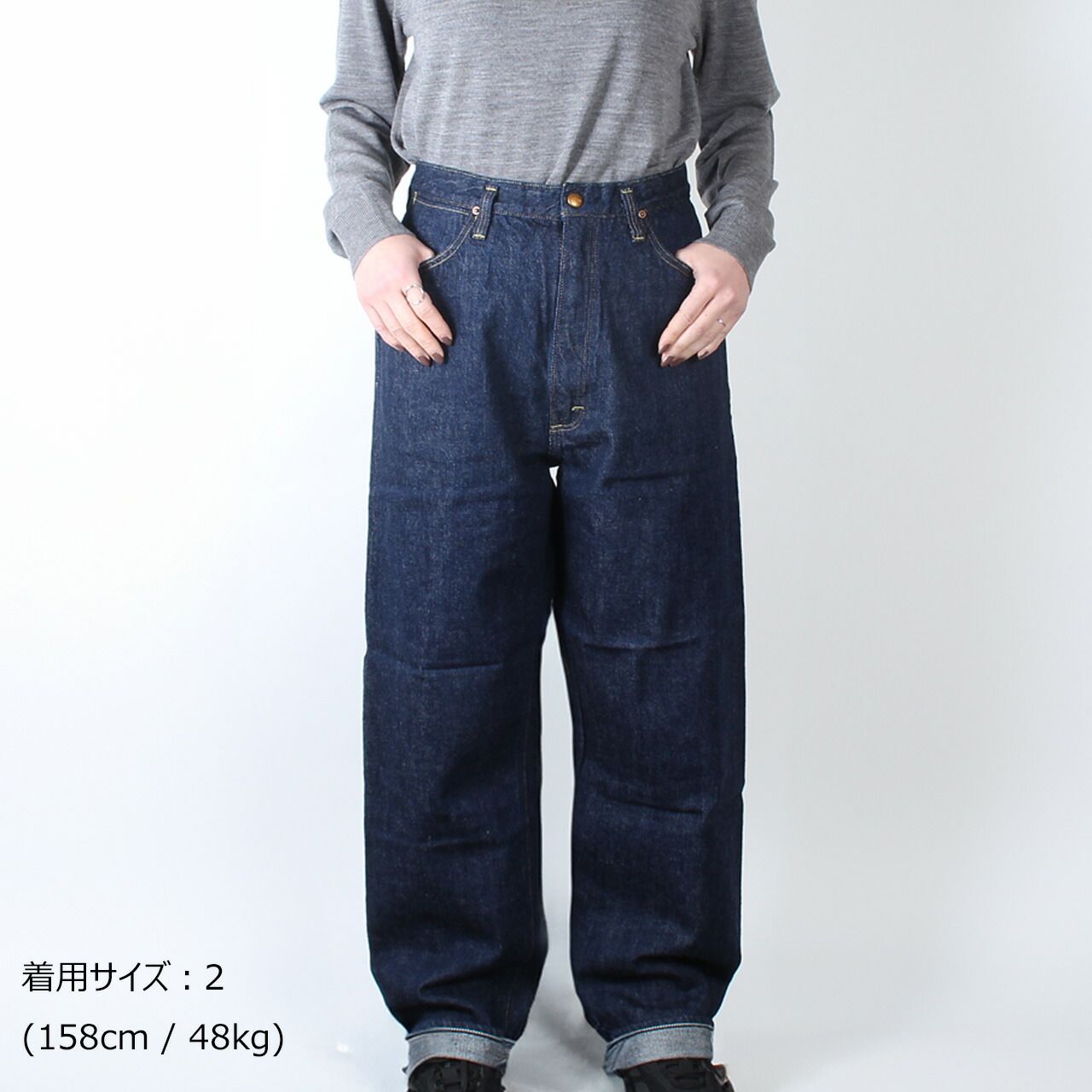 オアスロウ ORSLOW デニム HIGH WAIST SELVEDGE DENIM PANTS (JASMIN