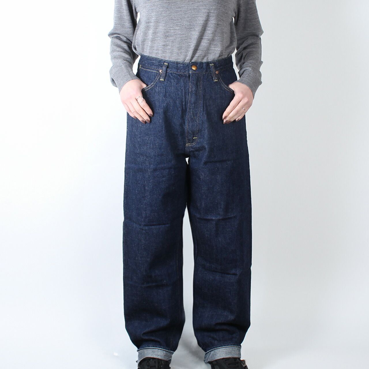 オアスロウ ORSLOW デニム HIGH WAIST SELVEDGE DENIM PANTS (JASMIN