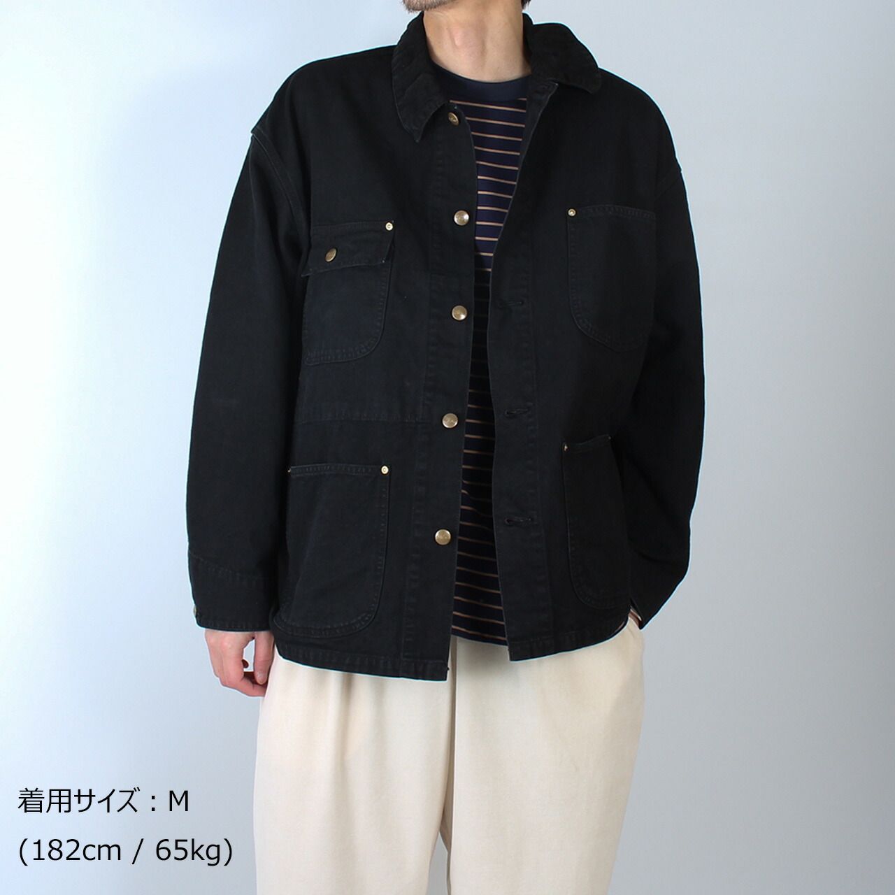オアスロウ ORSLOW カバーオールジャケット RELAX FIT OXFORD COVERALL