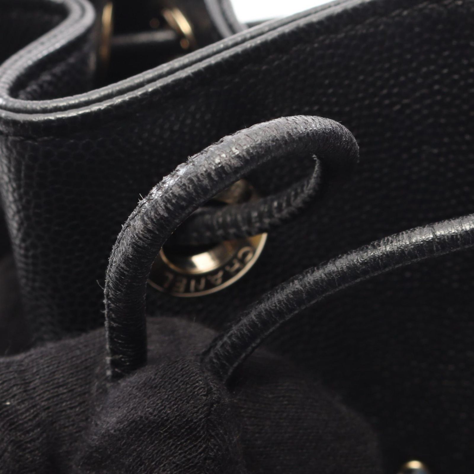 シャネル CHANEL ショルダーバッグ ドーヴィル AS1045 ブラック レザー 