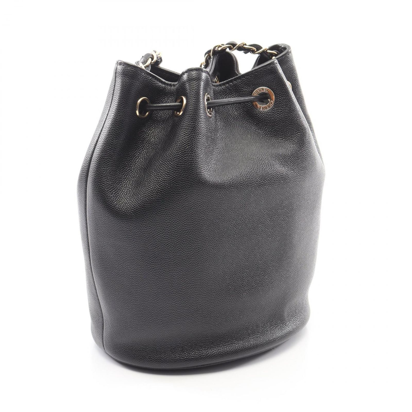 シャネル CHANEL ショルダーバッグ ドーヴィル AS1045 ブラック レザー 