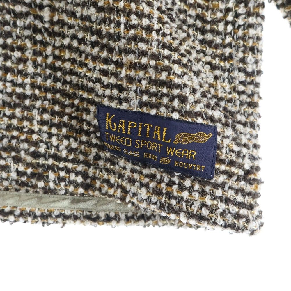 KAPITAL (キャピタル) fancy tweed board shirt ファンシー ツイード