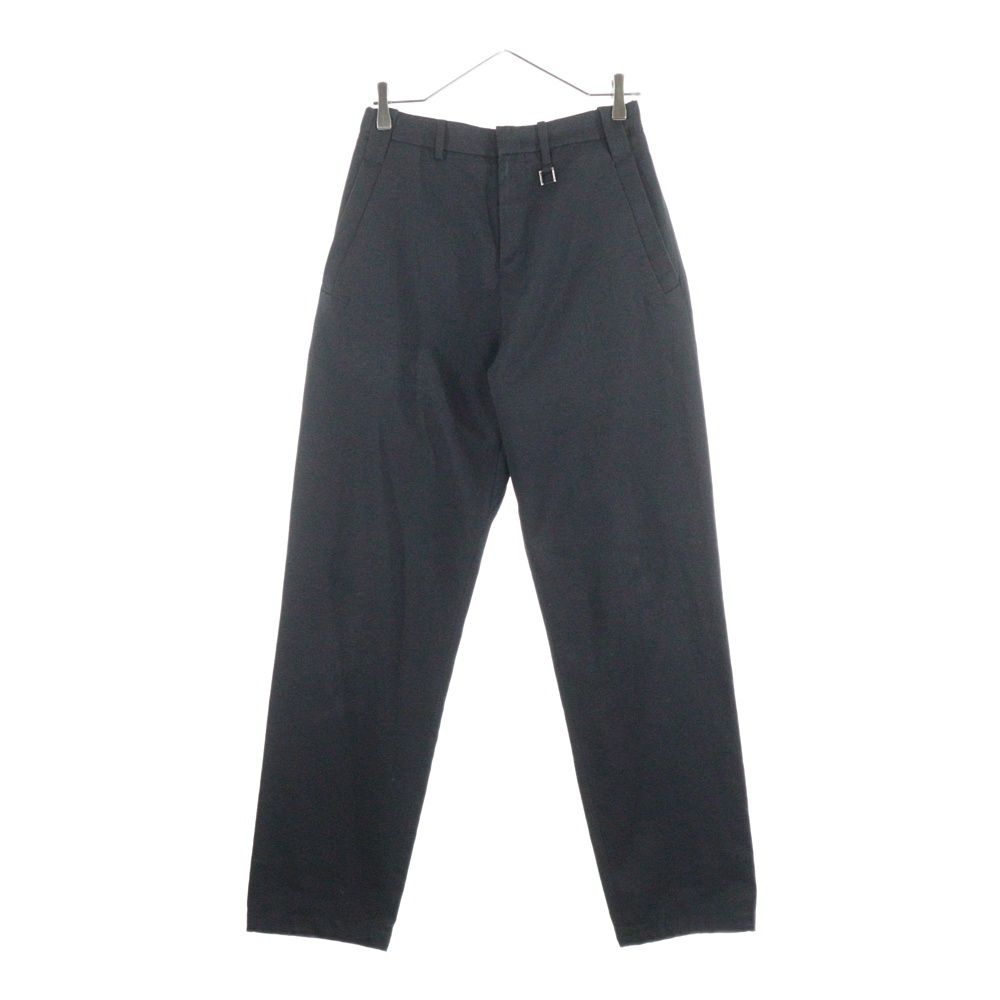 WOOYOUNGMI ブラック　Folding ワイド スラックス wooyoungmi (ウーヨンミ) 22AW Folding W221PT21928B ストレート
