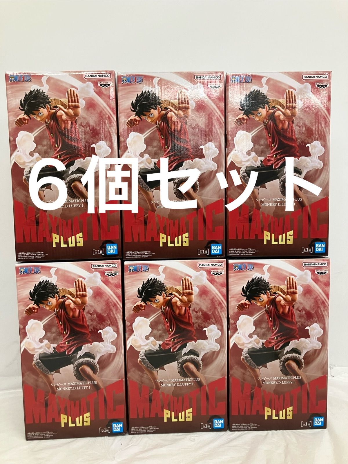 未開封 ワンピース MAXIMATICPLUS MONKEY.D.LUFFY Ⅰ 6個セット LF3653 