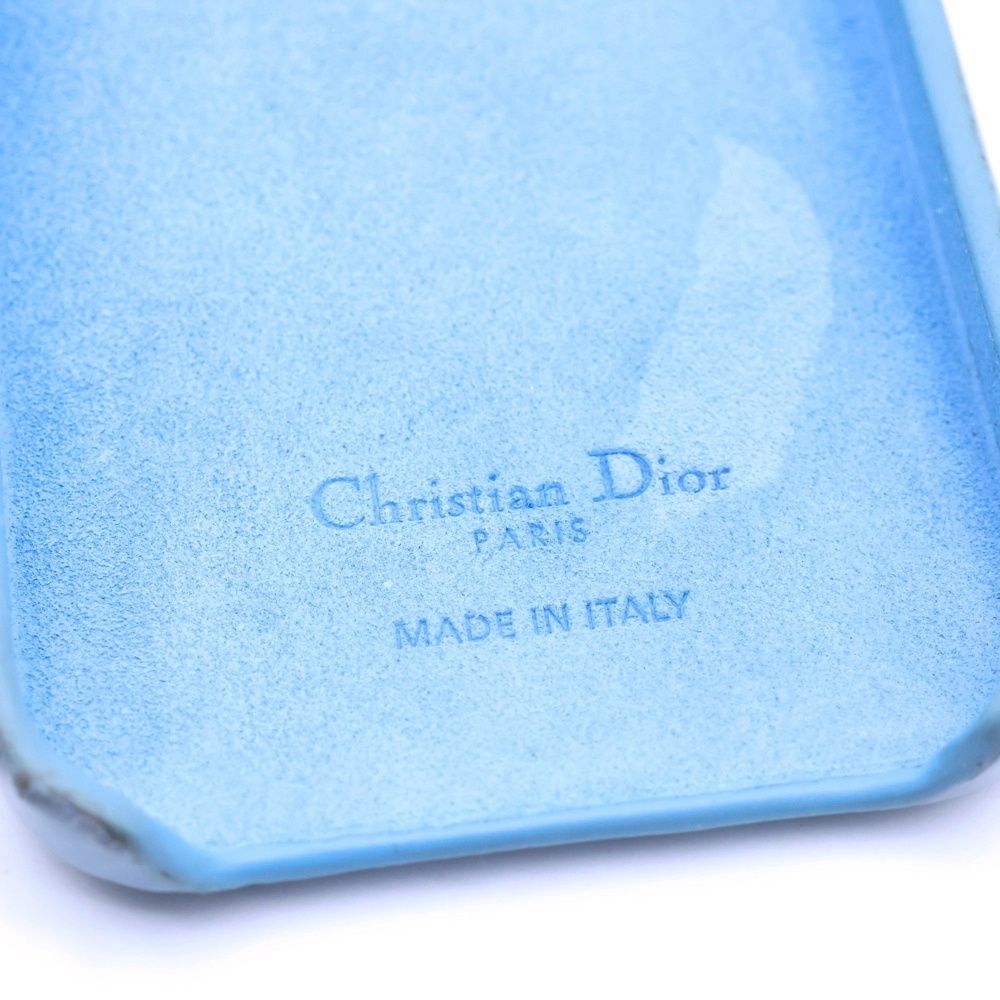 Christian Dior iPhone13 用ケース ブルー Christian Dior (クリスチャンディオール) 22SS LADY DIOR iPhone 13