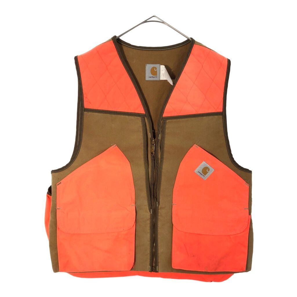 90年代 USA製 Carhartt カーハート ダック ハンティングベスト
