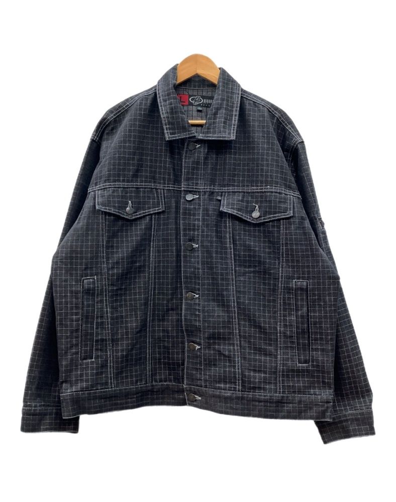 メンズ バーコードジーンズ BARCODE JEANS Black Denim Jacket 