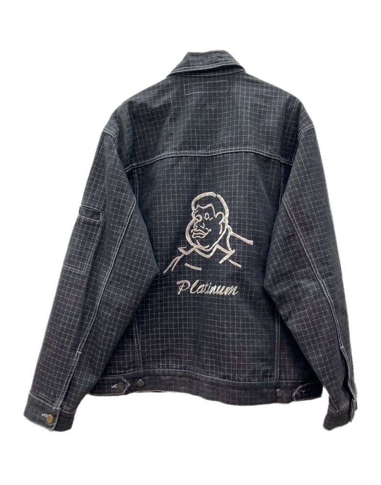 メンズ バーコードジーンズ BARCODE JEANS Black Denim Jacket 