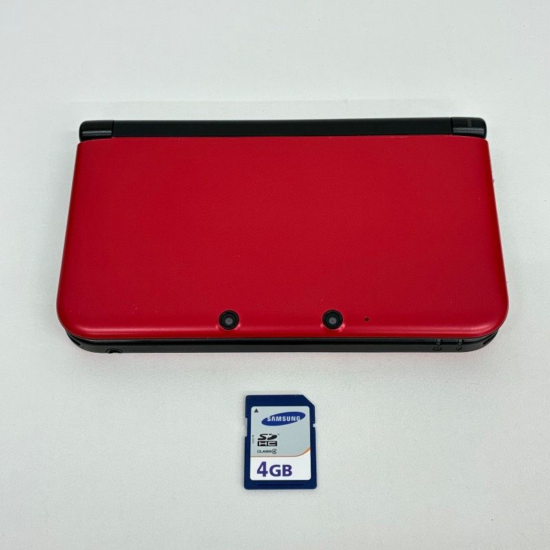 液晶焼けなし/初期化済】 Nintendo 3DS LL RedxBlack 任天堂