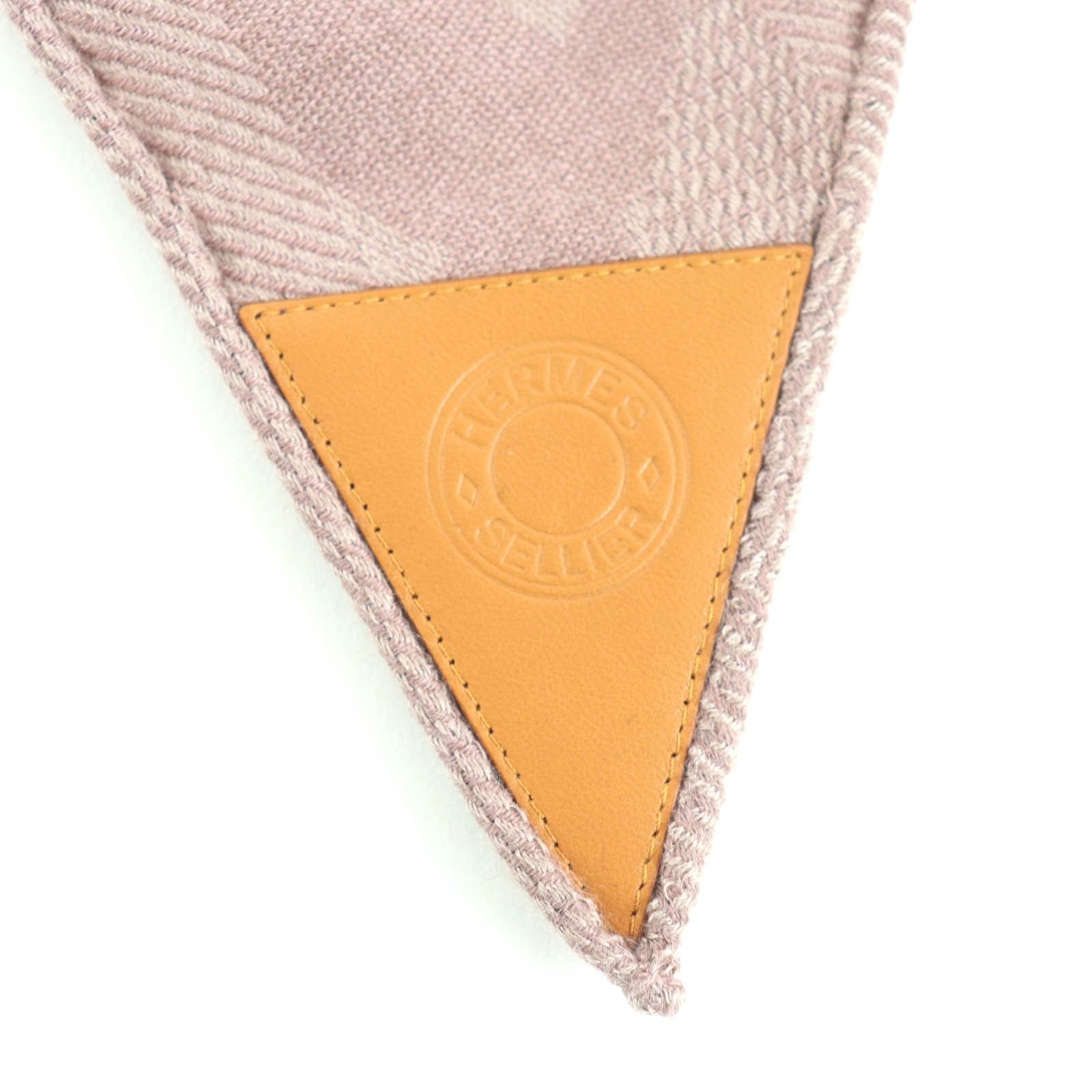 未使用品☆HERMES エルメス ロザンジュGM カシミヤ シルク混 トープ