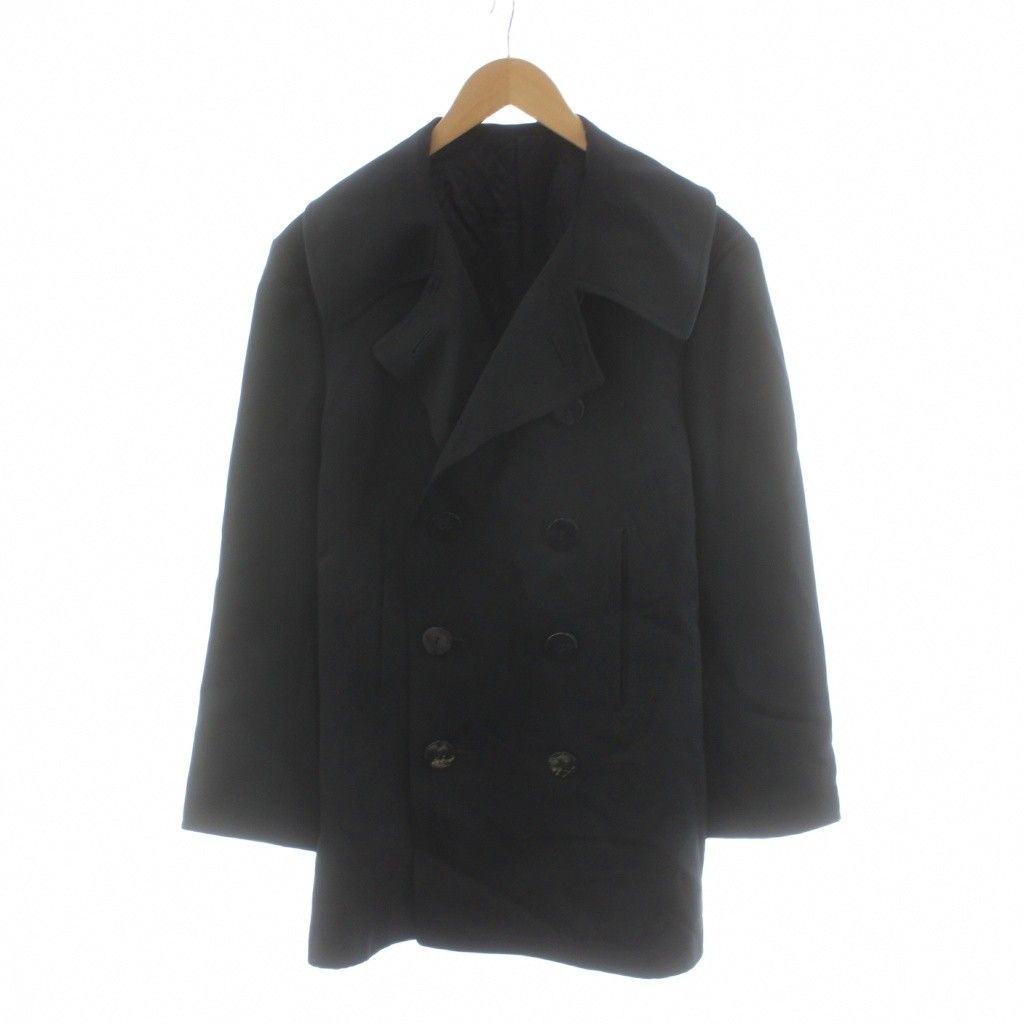 ズッカ zucca ピーコート Pコート アウター M 紺 ネイビー ZU33-FA122
