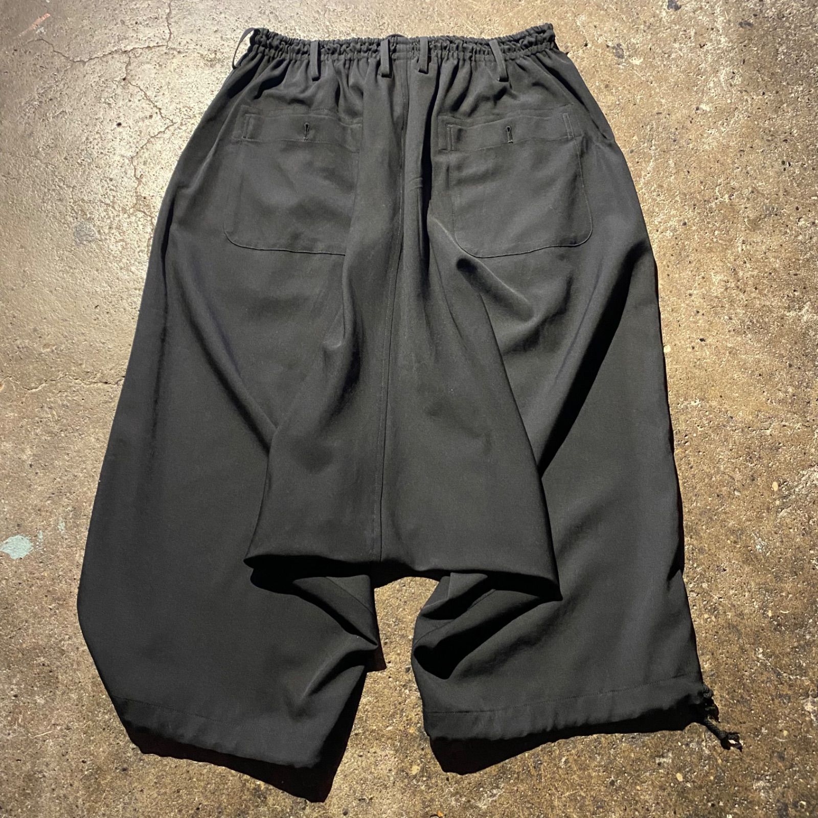 Yohji Yamamoto POUR HOMME 26ss ウールギャバ ドローコードサルエル