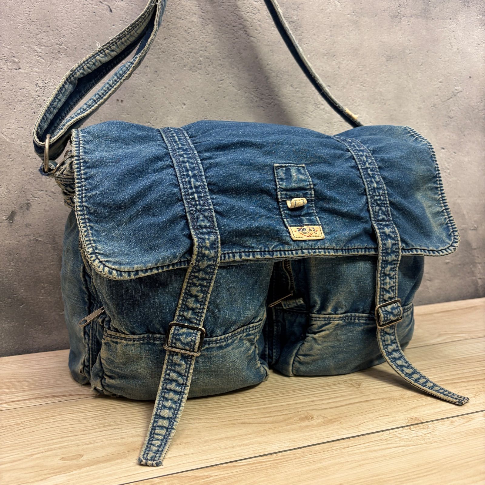PORTER 80年代 デニム ショルダーバッグ 2WAY ヴィンテージ スピナー 