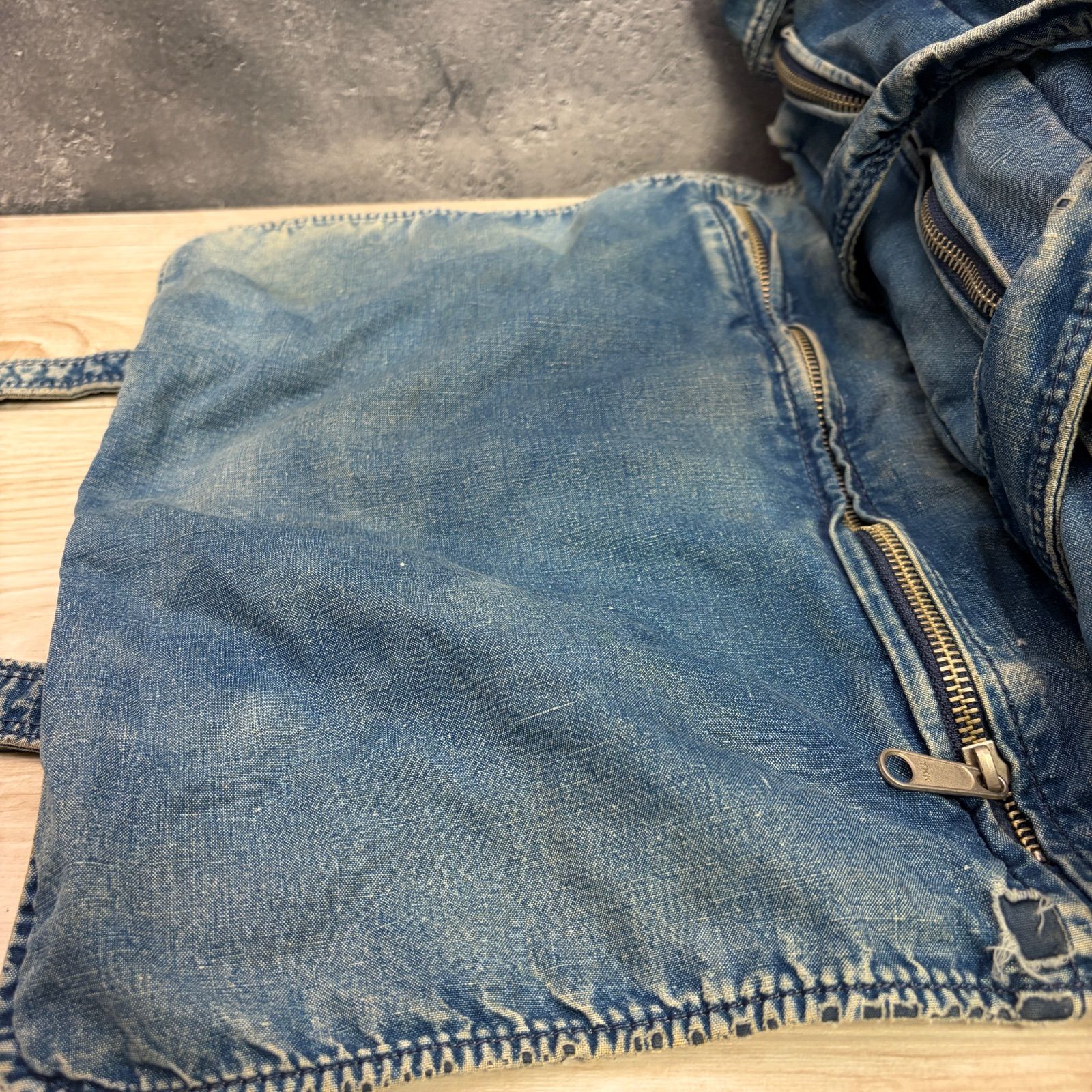 PORTER 80年代 デニム ショルダーバッグ 2WAY ヴィンテージ スピナー