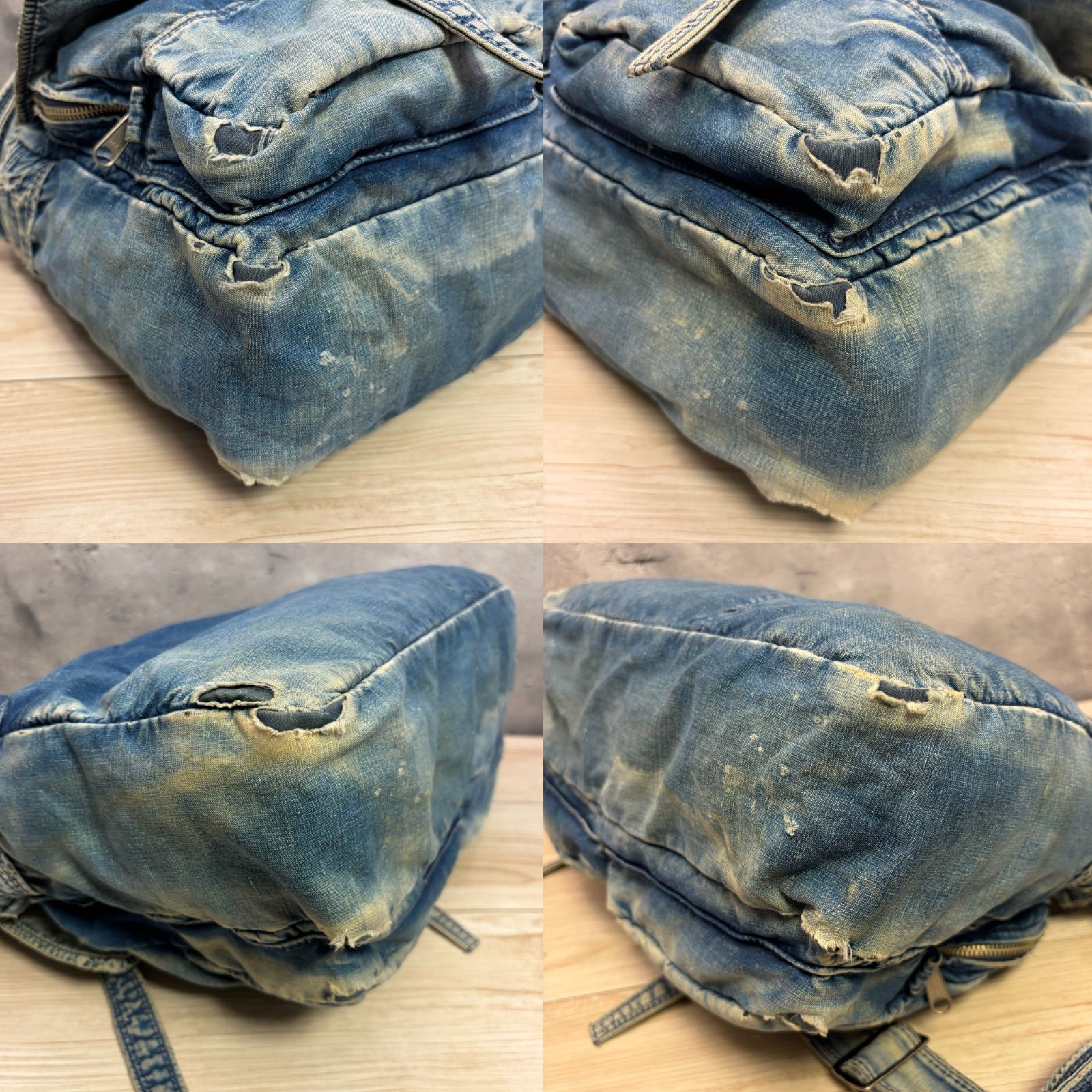 PORTER 80年代 デニム ショルダーバッグ 2WAY ヴィンテージ スピナー