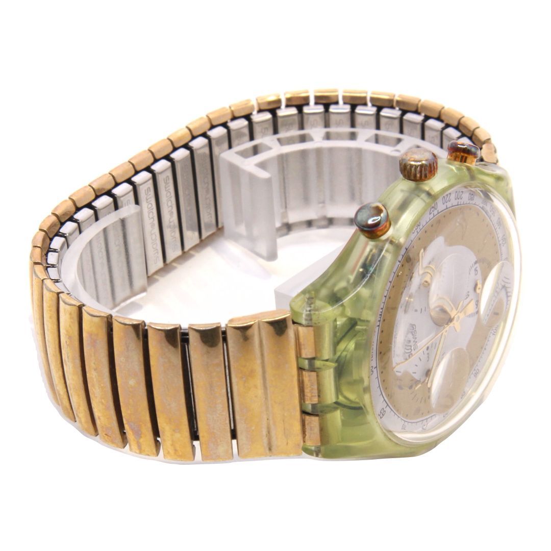 ☆【Swatch/スウォッチ】 腕時計 クロノグラフ イエロー ゴールド