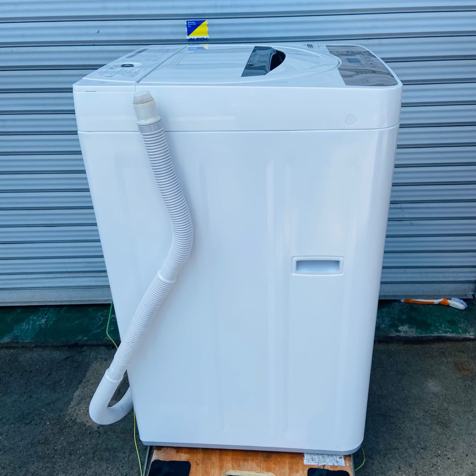 3h28.SHARP 全自動洗濯機 ES-GE6E-T 2021年製 - メルカリ