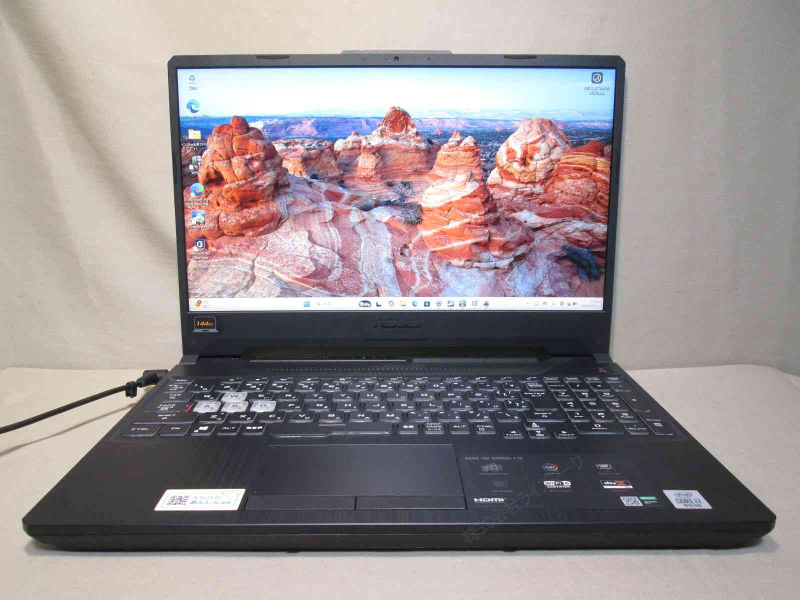 ASUS TUF Gaming F15 FX506LH-I7G1650【M.2 SSD搭載】 Core i7 10750H 