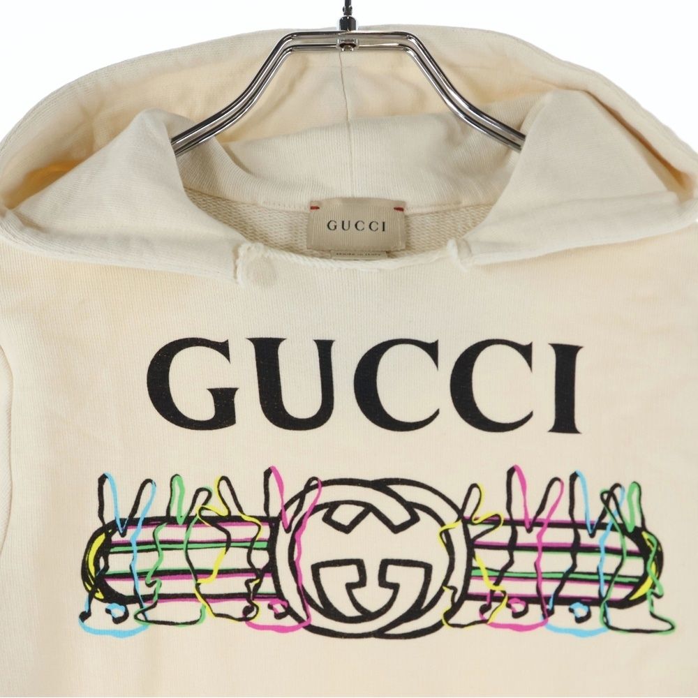 GUCCI (グッチ) チルドレンズ ラビットロゴプルオーバースウェット