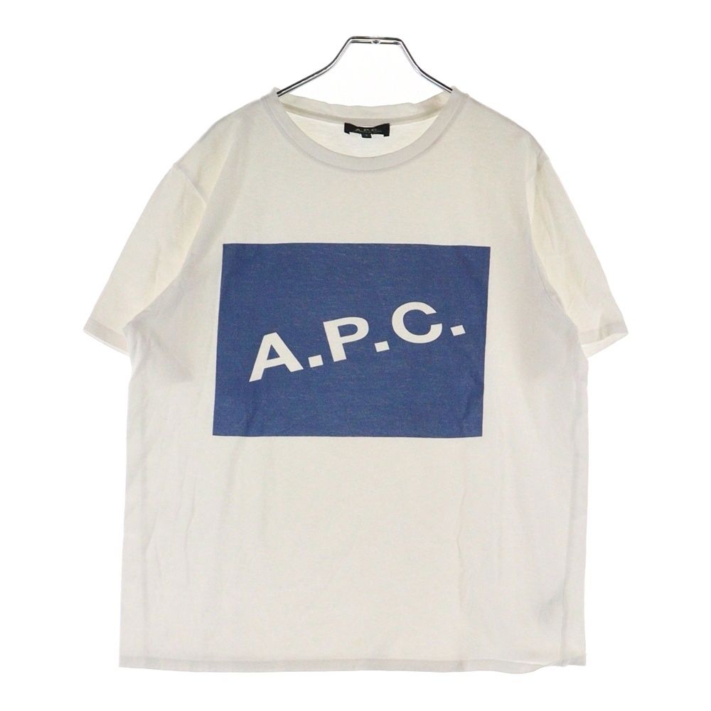 A.P.C (アーペーセー) フロントロゴ クルーネック半袖Tシャツ 
