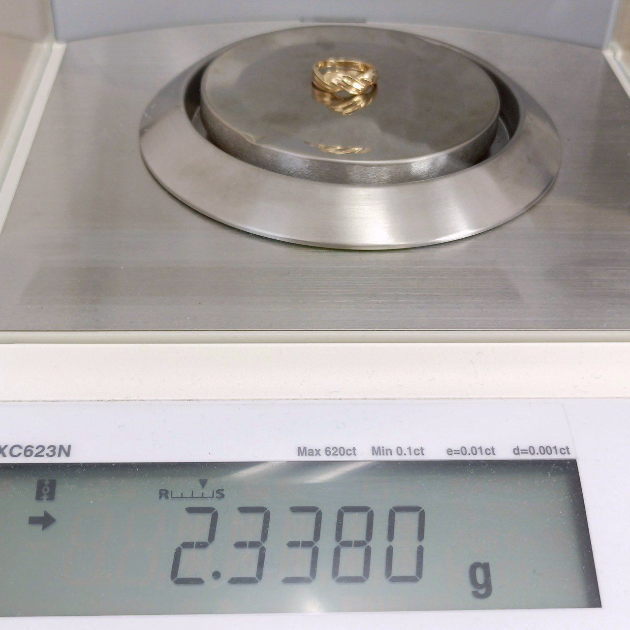 18金 K18 デザインリング 2.33g 8号 Z398 - メルカリ