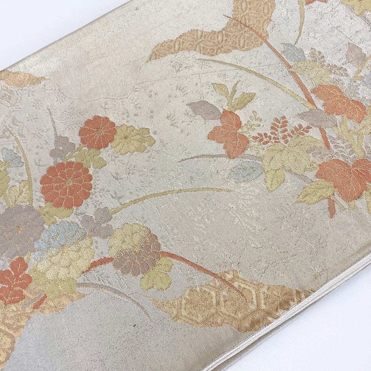 7317］袋帯 菊花吉祥文様 金 六通 正絹 着物 フォーマル - メルカリ