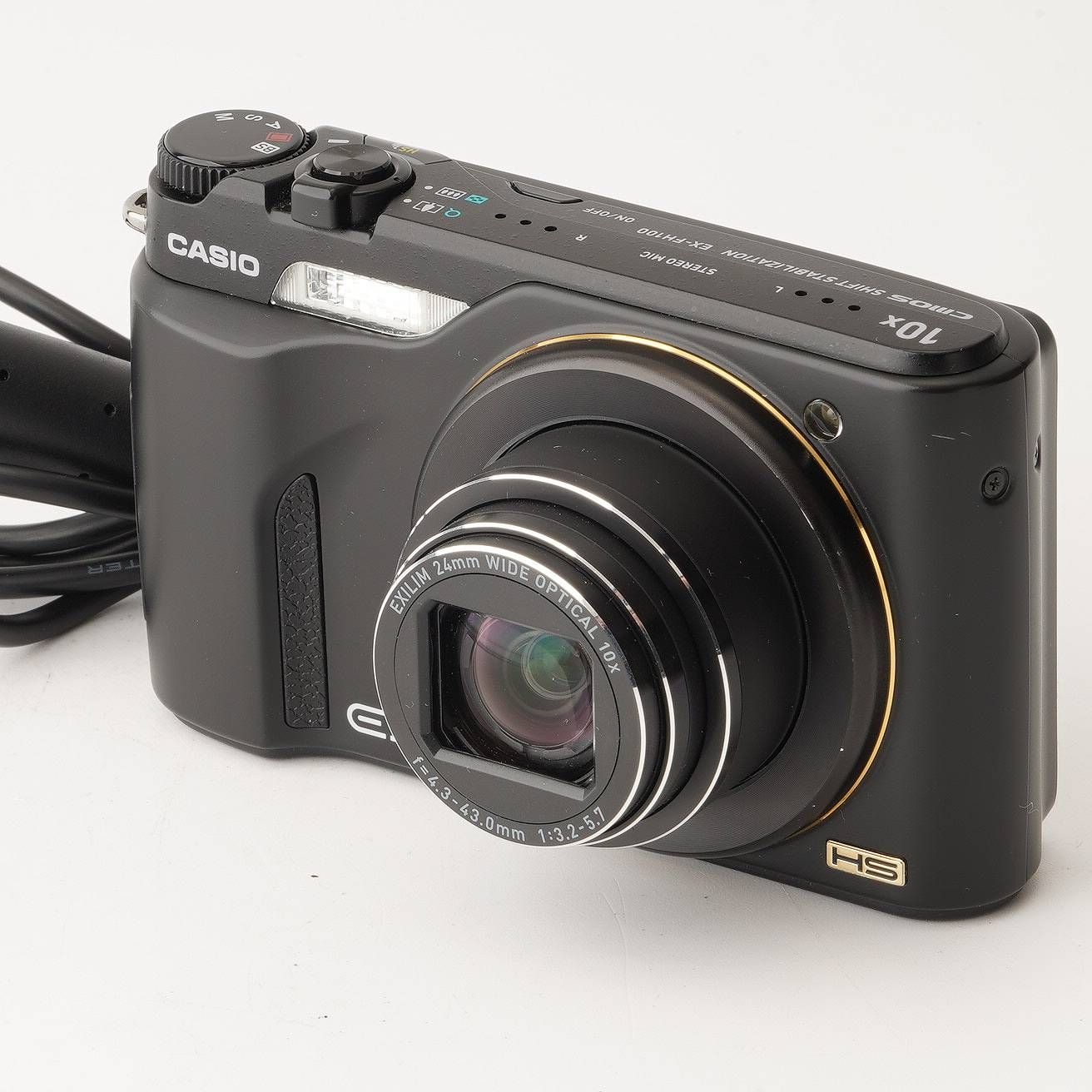 カシオ Casio EXILIM EX-FH100 ブラック 10x 広角 光学ズーム - メルカリ